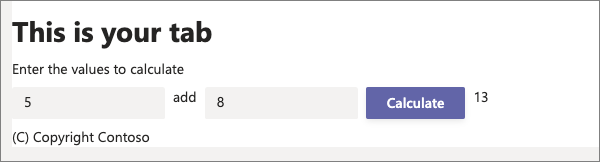Screenshot of the working channel button.