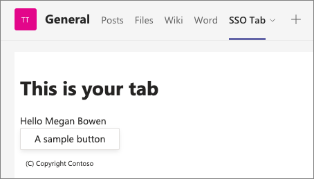 Screenshot installing a new tab, step 5.