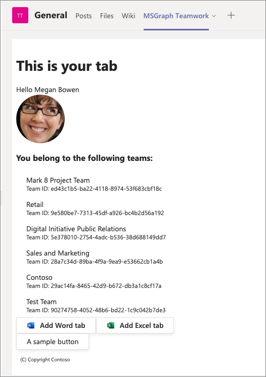Screenshot of the two Office tab buttons.
